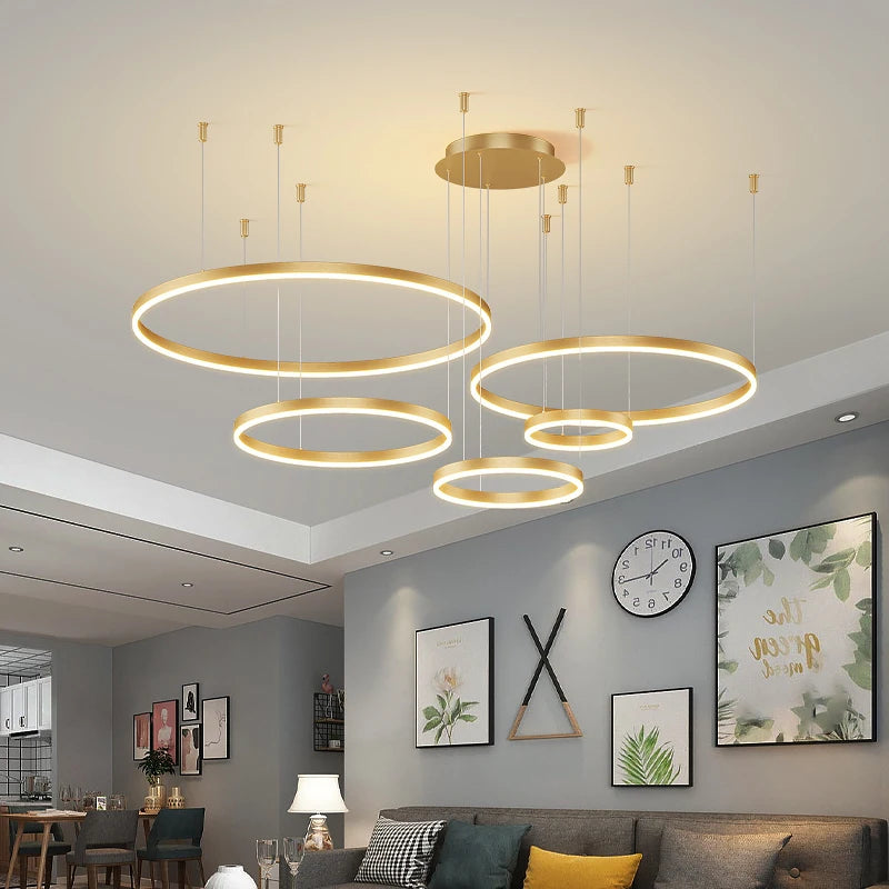 Modern Led Ceiling circular Chandelier
