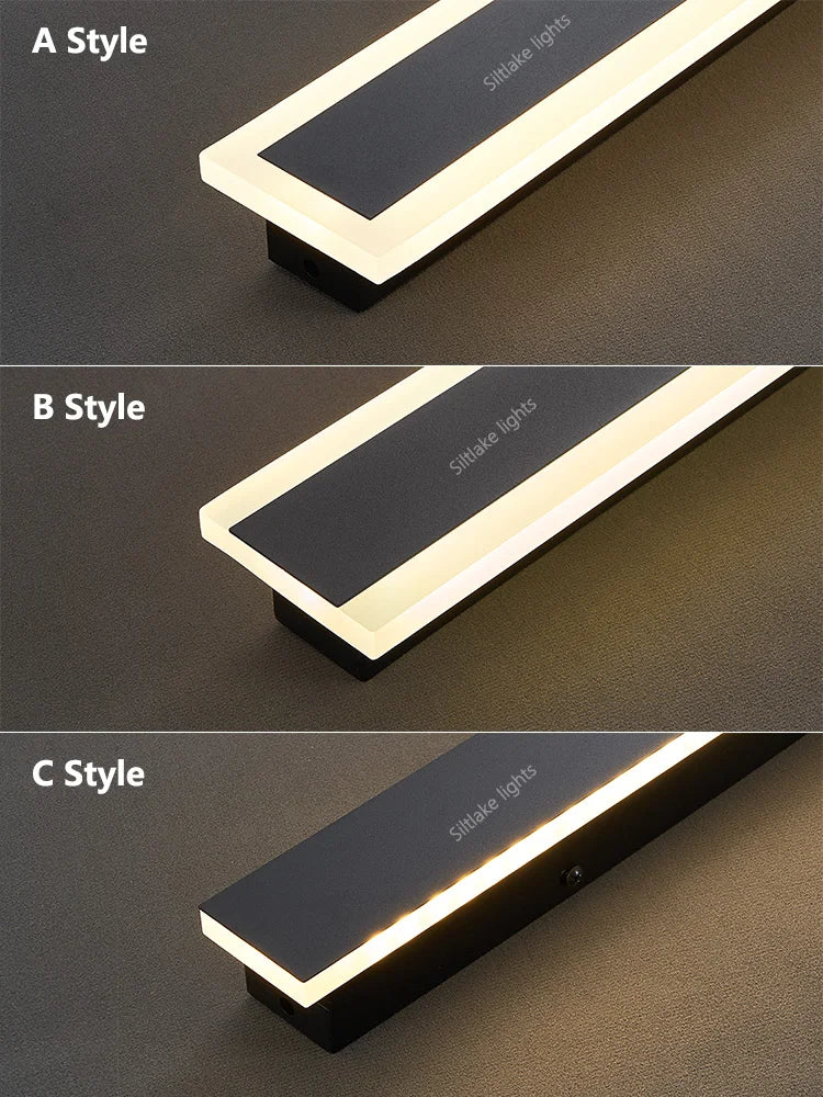Outdoor waterproof wall lamp