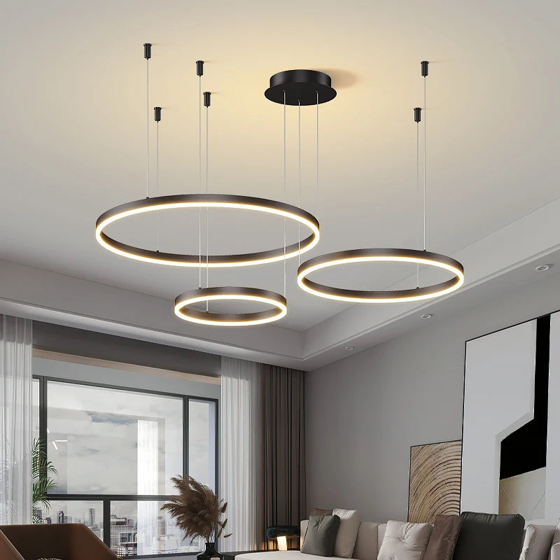 Modern Led Ceiling circular Chandelier