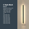Outdoor waterproof wall lamp