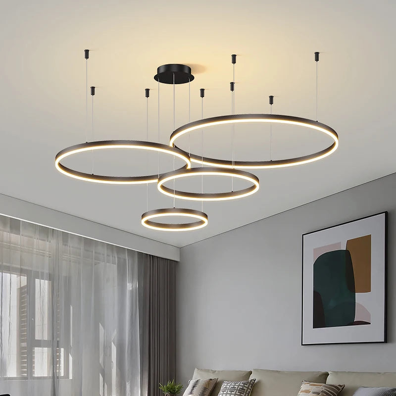 Modern Led Ceiling circular Chandelier